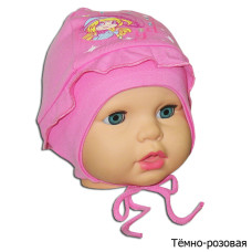 Детская шапочка с ушками для девочки *Миледи* | Детская одежда ТМ GABBI