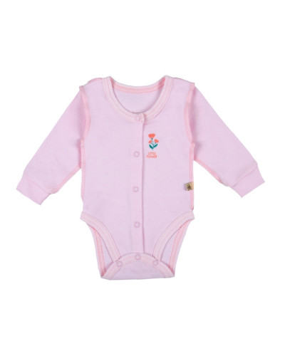 Детский боди для девочки GABBI BD-25-18 розовое - фото №1 | Детская одежда ТМ GABBI