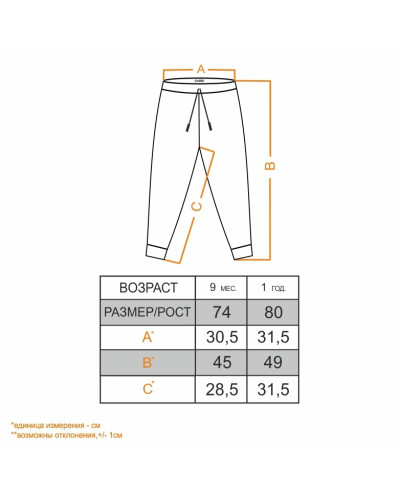 Дитячі брюки для дівчинки GABBI BR-20-22-1 
