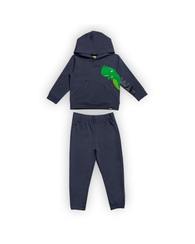 Детский костюм для мальчика GABBI KS-24-10 тёмно-серый - фото №1 | Детская одежда ТМ GABBI