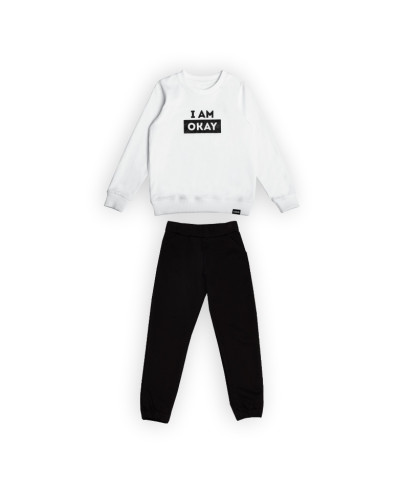 Детский костюм для мальчика GABBI KS-24-16 белый - фото №1 | Детская одежда ТМ GABBI