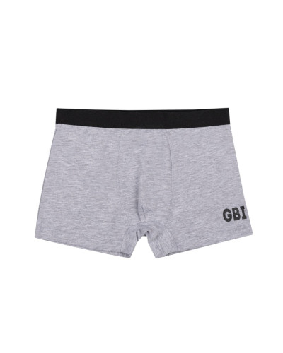 Подростковые трусы-шорты GBI Teens SHMT-24-1/1 серый меланж - фото №1 | Детская одежда ТМ GABBI