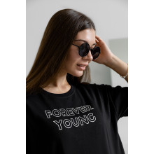 Футболка оверсайз *Forever young* | Дитячий одяг ТМ GABBI