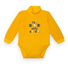 Детский боди-гольф для мальчика BD-22-2-5 *Dad* | Детская одежда ТМ GABBI