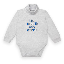 Детский боди-гольф для мальчика BD-22-2-5 *Dad* | Детская одежда ТМ GABBI