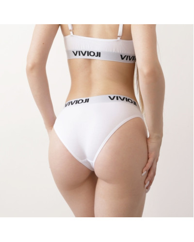 Женские трусы Бикини Vivioji TRW-24-1 пудровые - фото №1 | Детская одежда ТМ GABBI