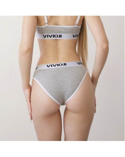 Женские трусы Бикини Vivioji TRW-24-1 пудровые - фото №5 | Детская одежда ТМ GABBI