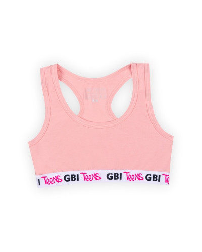Топ спортивный GBI Teens TPT-24-2 пудровый - фото №1 | Детская одежда ТМ GABBI