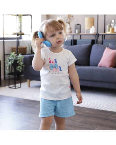Детский костюм для девочки GABBI KS-24-18 молочный - фото №1 | Детская одежда ТМ GABBI