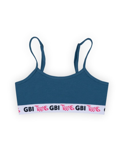 Подростковый топ спортивный GBI Teens TPT-24-3 индиго - фото №1 | Детская одежда ТМ GABBI