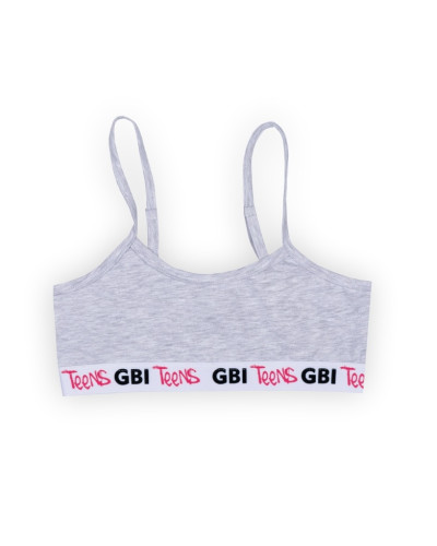 Подростковый топ спортивный GBI Teens TPT-24-3 серый меланж - фото №1 | Детская одежда ТМ GABBI