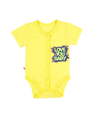Детский боди для девочки GABBI BD-25-9 жёлтое - фото №1 | Детская одежда ТМ GABBI