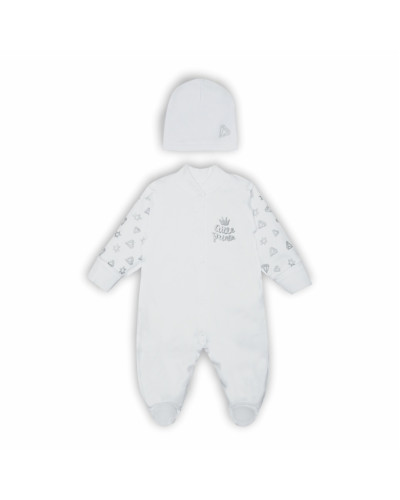 Детский комплект для девочки GABBI KT-22-3 белый - фото №1 | Детская одежда ТМ GABBI