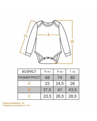 Детское боди для мальчика GABBI BD-20-1-3 синее - фото №3 | Детская одежда ТМ GABBI