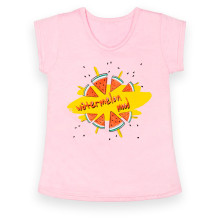Дитяча футболка для дівчинки FT-22-10/1 *Good mood* | Дитячий одяг ТМ GABBI