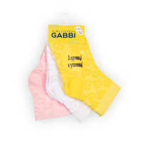 Детские носки для девочки NSD-437/3 (3 шт,) | Детская одежда ТМ GABBI