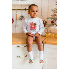 Детский новогодний комплект BD-21-103-4 *Новый год* | Детская одежда ТМ GABBI