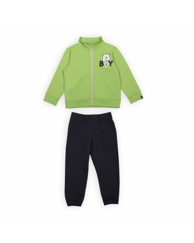 Детский костюм для мальчика GABBI KS-24-4 фисташковый - фото №1 | Детская одежда ТМ GABBI