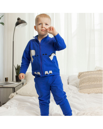 Детский костюм для мальчика GABBI KS-24-3 синий - фото №1 | Детская одежда ТМ GABBI