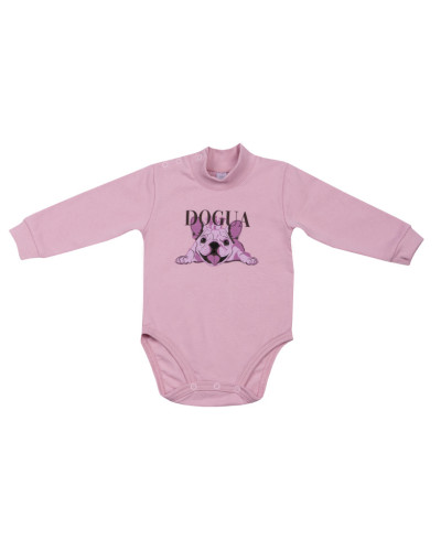 Детский боди для девочки GABBI BD-23-10 пудровое - фото №1 | Детская одежда ТМ GABBI
