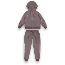 Детский костюм для девочки KS-21-91-1 *Never give up* | Детская одежда ТМ GABBI