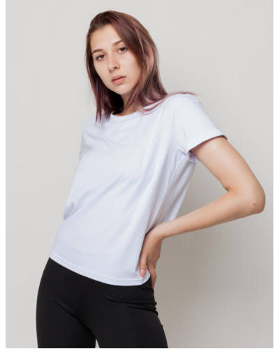 Женская футболка Vivioji белая - фото №2 | Детская одежда ТМ GABBI