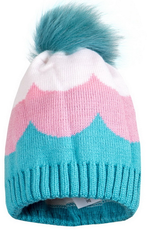 Дитяча зимова шапка в'язана для дівчинки GSK-79