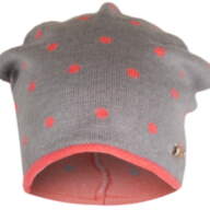 Дитяча демісезонна шапка в&#039;язана для дівчинки GSK-117 - Детская шапка демисезонная вязаная для девочки GSK-117