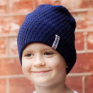 Дитяча зимова шапка в&#039;язана для хлопчика GSK-83 - Детская шапка зимняя вязаная для мальчика GSK-83