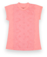 Дитяча блуза для дівчинки BLZ-21-2 *Гіпюр*