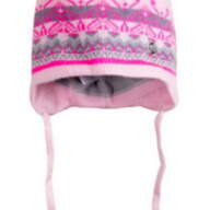 Дитяча шапка з вушками зимова в&#039;язана для дівчинки GSK-89 - Детская шапка с ушками зимняя вязаная для девочки GSK-89