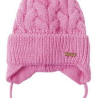 Дитяча шапка з вушками зимова в&#039;язана для дівчинки GSK-163 - Детская шапка с ушками зимняя вязаная для девочки GSK-163