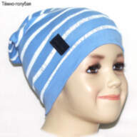 Дитяча шапка для хлопчика GSK-44 *Смуги* - Детская шапка для мальчика GSK-44 *Полосы*