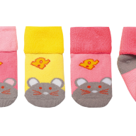Дитячі шкарпетки для дівчинки NSD-73 махрові - Детские носки для девочки NSD- 73 махровые