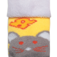 Дитячі шкарпетки для дівчинки NSD-73 махрові - Детские носки для девочки NSD-73 махровые