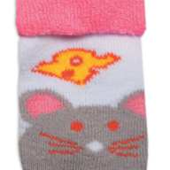 Дитячі шкарпетки для дівчинки NSD-73 махрові - Детские носки для девочки NSD-73 махровые