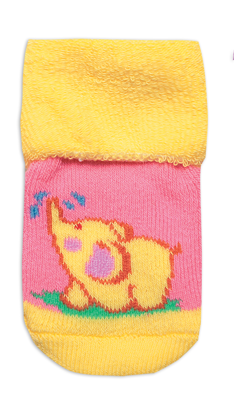 Дитячі шкарпетки для дівчинки NSD-75 махрові