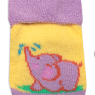 Дитячі шкарпетки для дівчинки NSD-75 махрові - Детские носки для девочки NSD-75 махровые