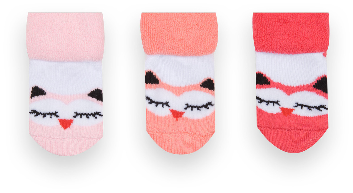 Дитячі махрові шкарпетки для дівчинки NSD-287