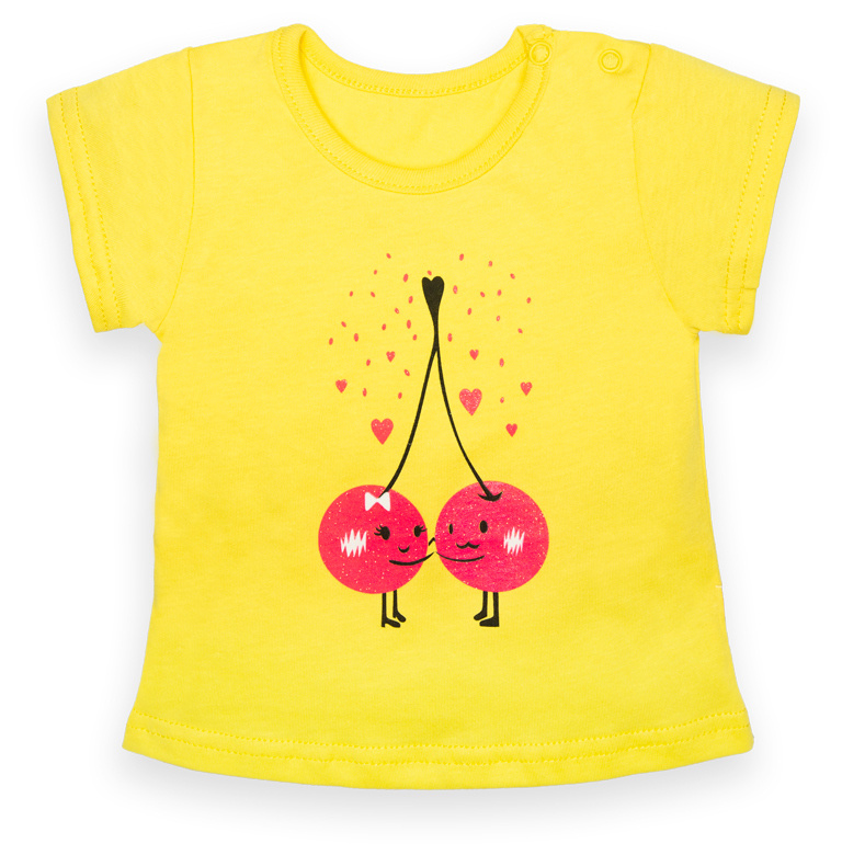 Дитяча футболка для дівчаток FT-22-2/1 *Fruits*