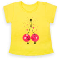 Дитяча футболка для дівчаток FT-22-2/1 *Fruits* - Детская футболка для девочек FT-22-2/1 *Fruits*