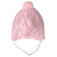 Дитяча шапка з вушками зимова в&#039;язана для дівчинки GSK-156 - Детская шапка зимняя вязаная для девочки GSK-156