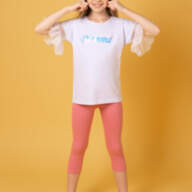 Дитяча футболка для дівчинки FT-20-18-3 *Лайк* - Детская футболка для девочки FT-20-18-3