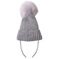 Дитяча зимова шапка в&#039;язана для дівчинки GSK-159 - Детская шапка зимняя вязаная для девочки GSK-159