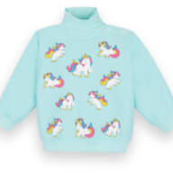 Дитячий светр для дівчинки SV-21-35-2 *Єдиноріжки* - Детский свитер для девочки SV-21-35-2 *Единорожки*