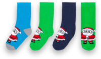 Дитячі махрові шкарпетки Новий рік