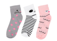 Дитячі шкарпетки для дівчинки NSD-540 (комплект 3 шт.)