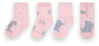 Дитячі махрові шкарпетки для дівчинки NSD-285