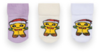Дитячі махрові шкарпетки для дівчинки NSD-283