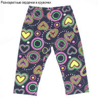 Дитячі штани вкорочені для дівчинки *Капрі кольорові* - Детские брюки укороченные для девочки *Капри цветные*
